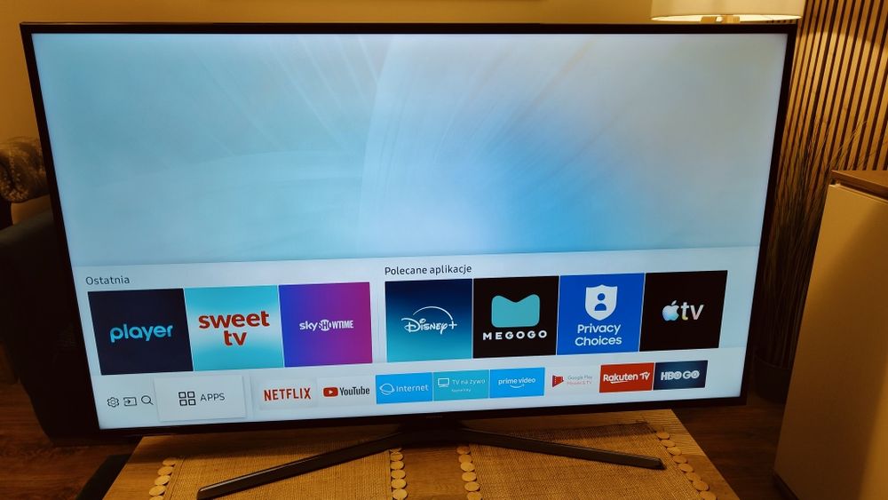 Samsung 4K Ultra HD, smart tv 55cali z Wi-Fi i DVB-T2