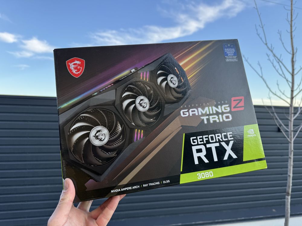 Відеокарта MSI GeForce RTX 3080 Gaming Z Trio 10GB GDDR6X 320bit ідеал