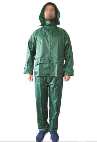 Дощовик, Костюм, куртка і штани ПВХ+нейлон (темно зелений)