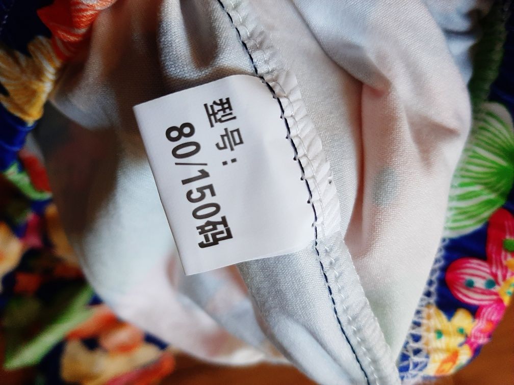 Legginsy dziewczęce, rozmiar 146, długość 80 cm. Nowe, skład na zdjęci