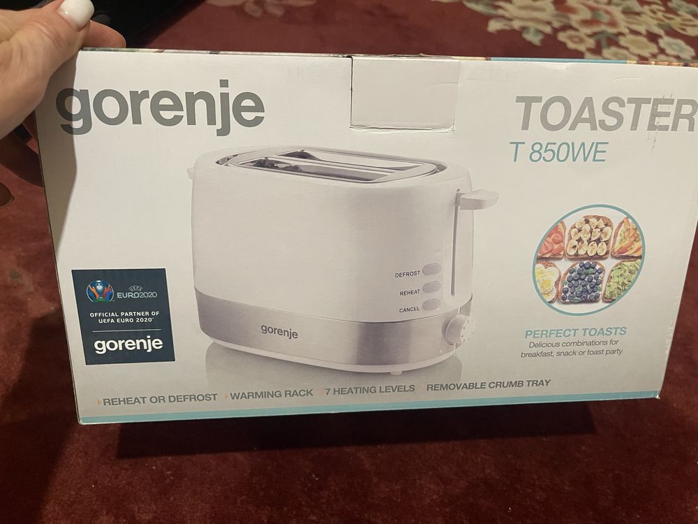 Тостер Gorenje белый