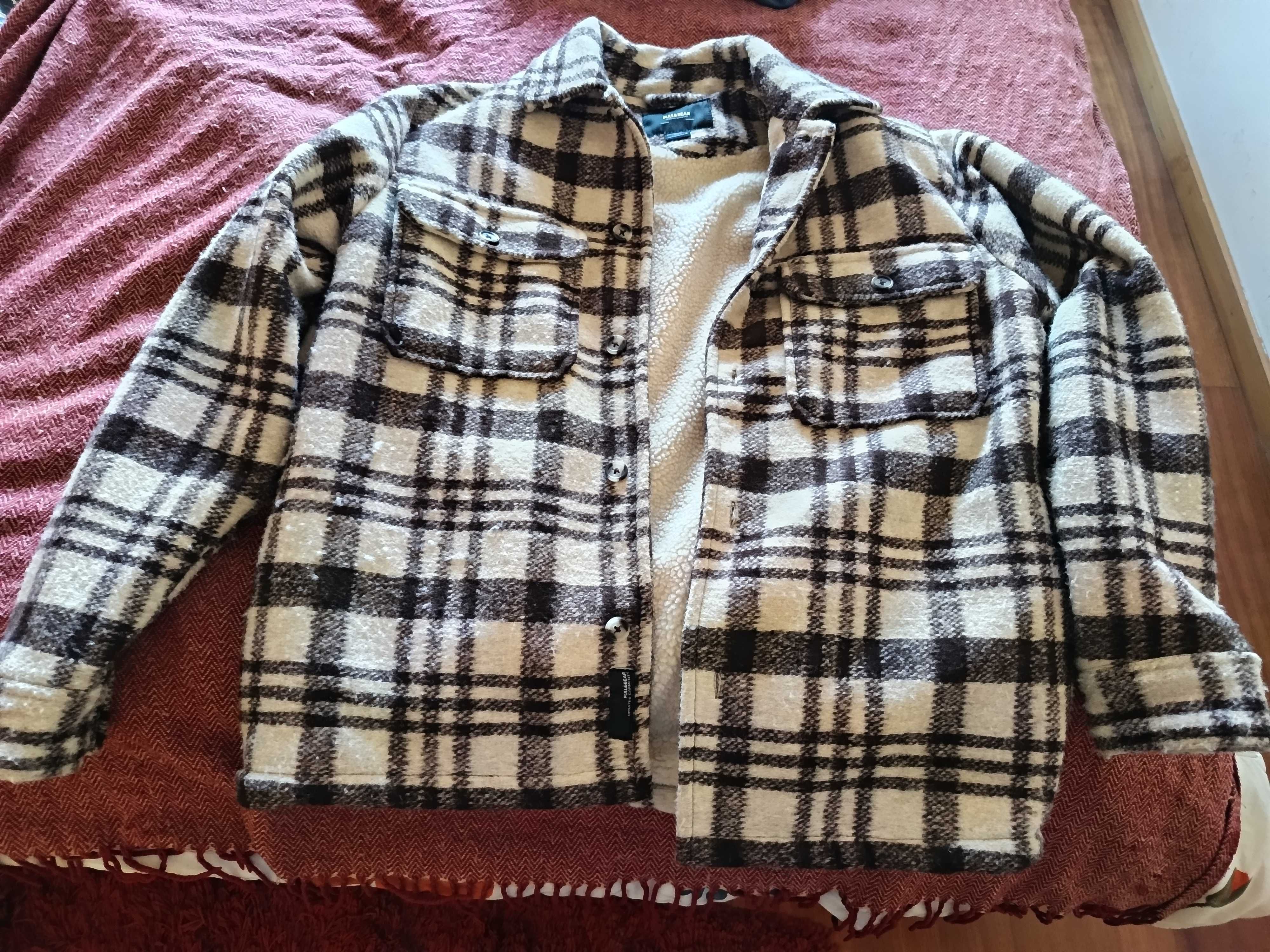 Camisa tipo casaco Pull&Bear S nova