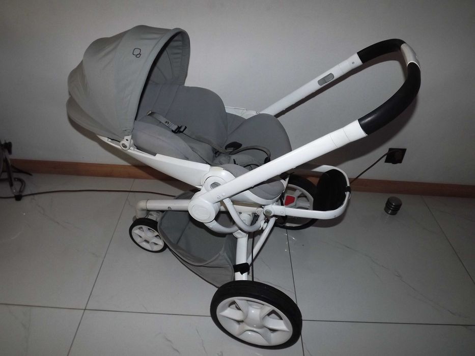 Quinny moodd grey szary 3w1 Fotelik cybex