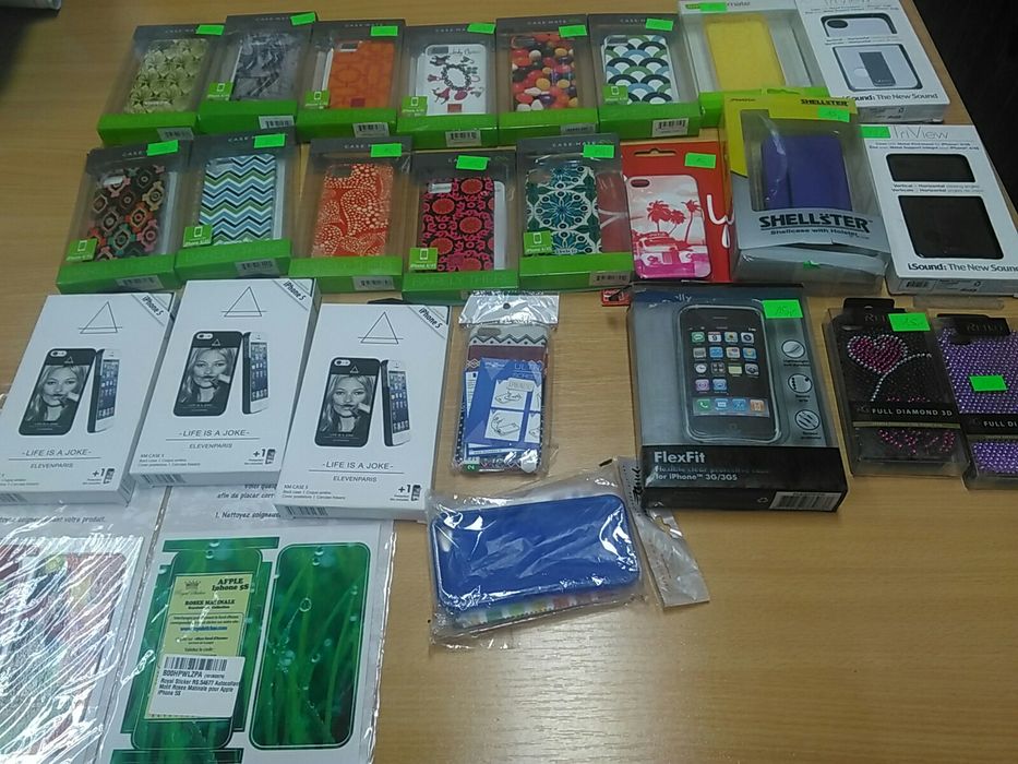 Zestaw etui pokrowców iPhone 4 4s 5 3 plecki szkło hartowane folia