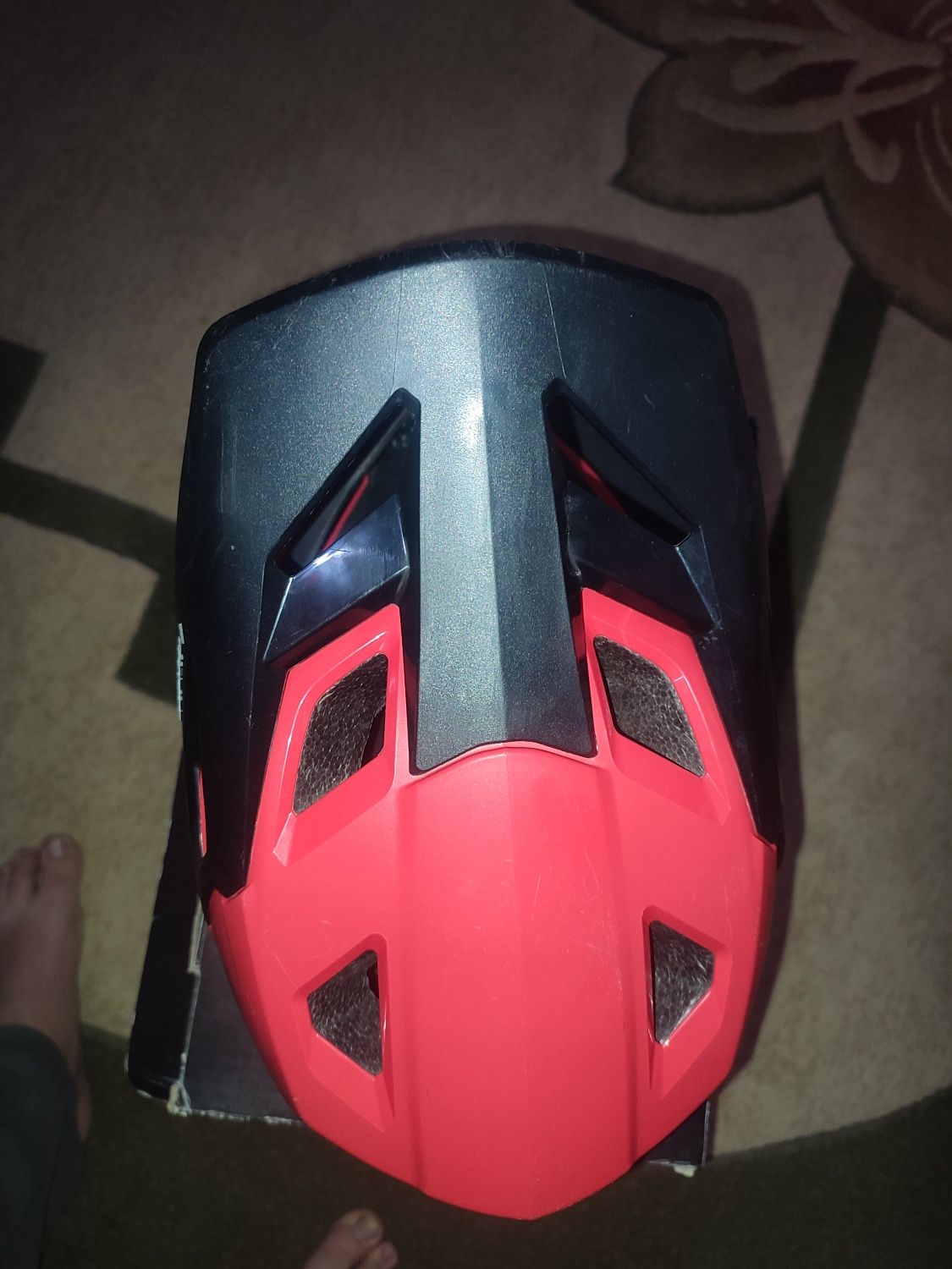 Дитячий вело шолом фулфейс Full-face FOX YTH RAMPAGE HELMET, оригінал,