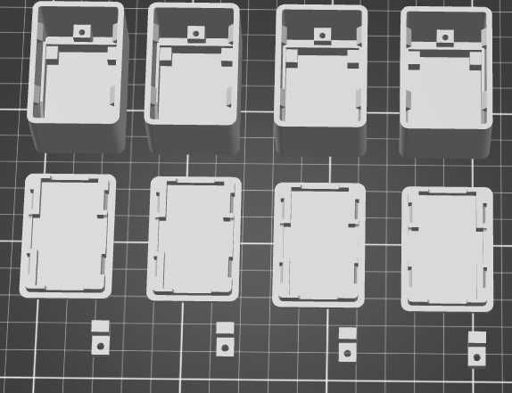 Obudowa na moduł Wemos D1 Mini (ESP8266) - 4 sztuki