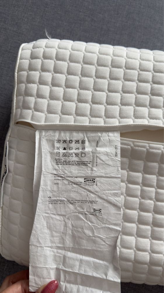Ikea rosenskarm poduszka ergonomiczna memory foam