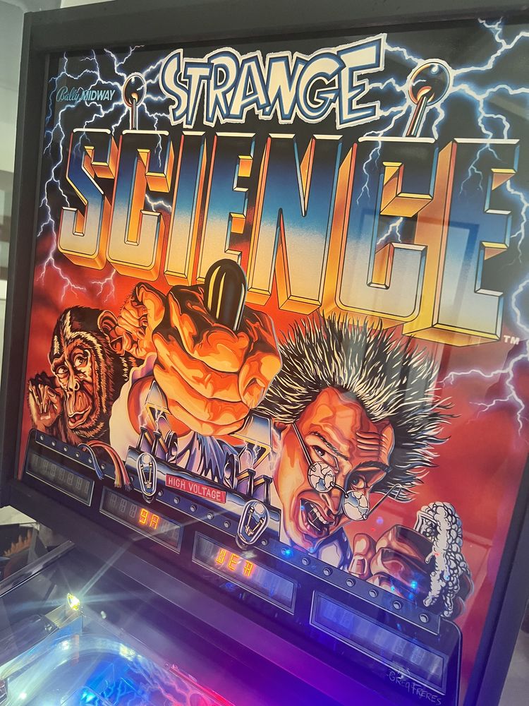 Fliper Pinball Strange Sience Bally Multiball