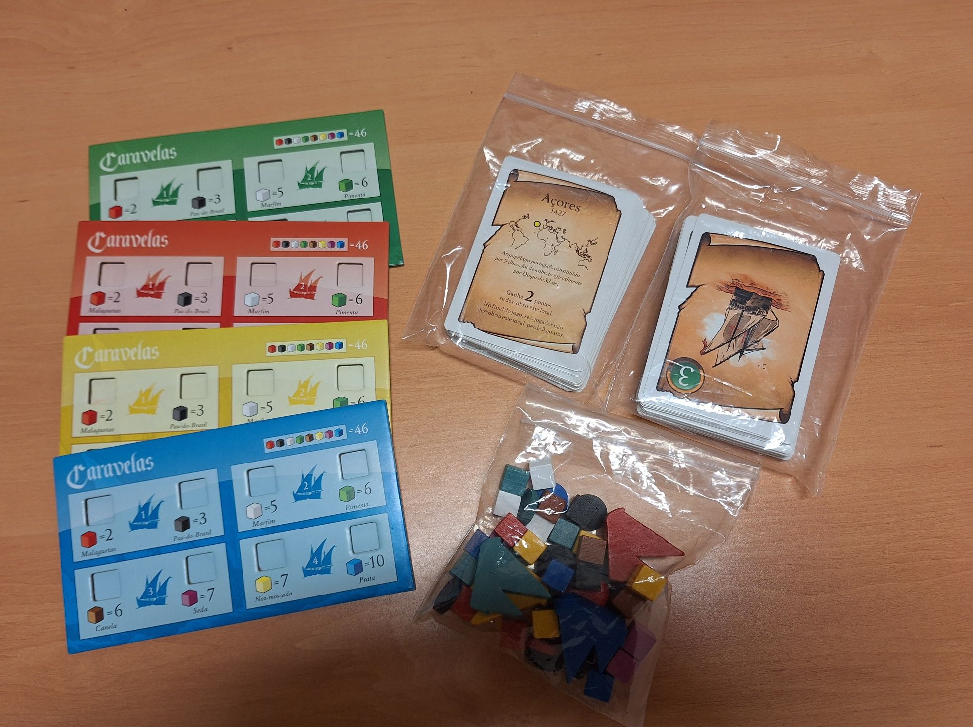 Jogo de tabuleiro caravelaa
