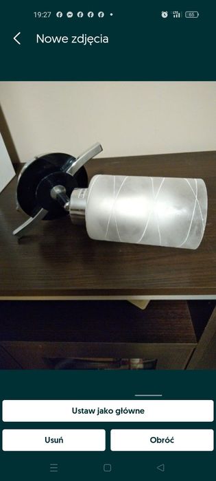 Kinkiet lampa ozdobny