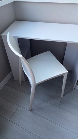 письменный стол белый стул