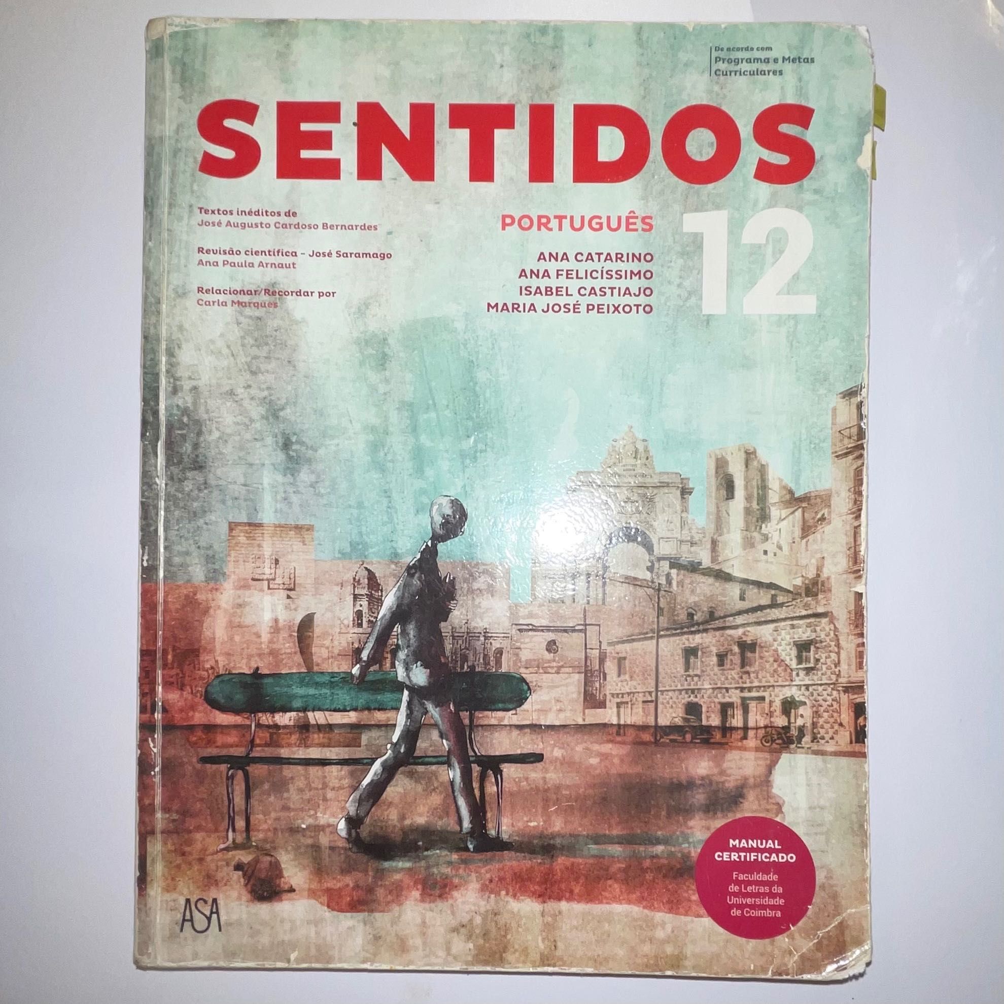 Manual escolar de Português Sentidos 12º Ano