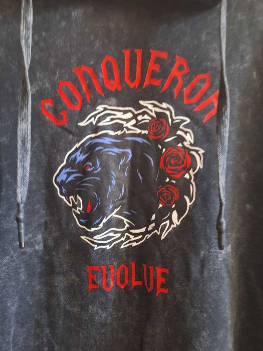 Стильне Худі Iconic Conqueror З Принтом / Розмір L