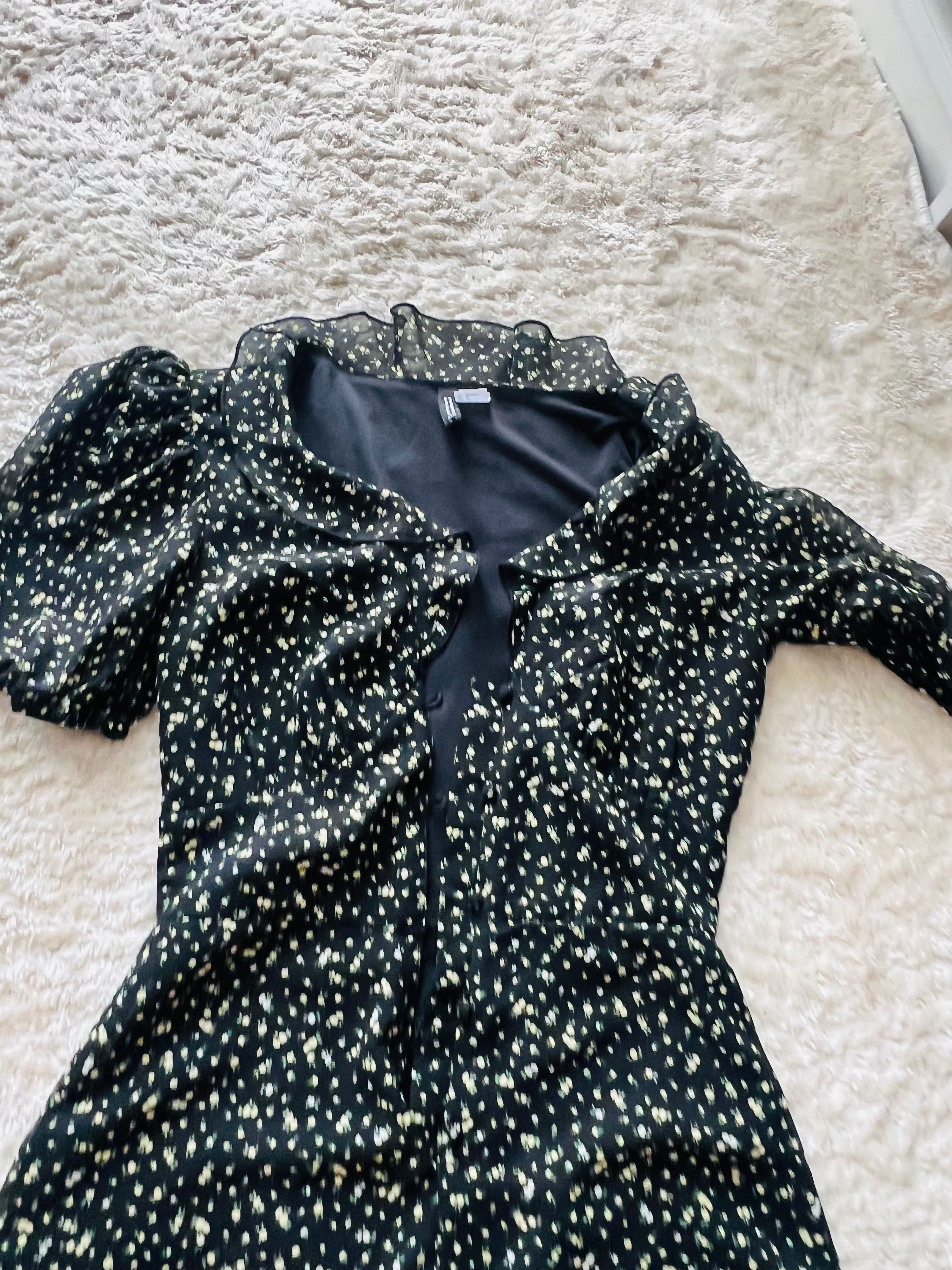 Kombinezon krótki w kwiatki H&M rozmiar XS/34