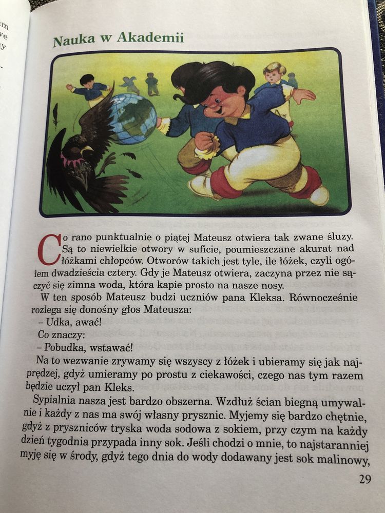 Jan Brzeehwa Akademia pana Kleksa Sara seria lektury szkolne польською