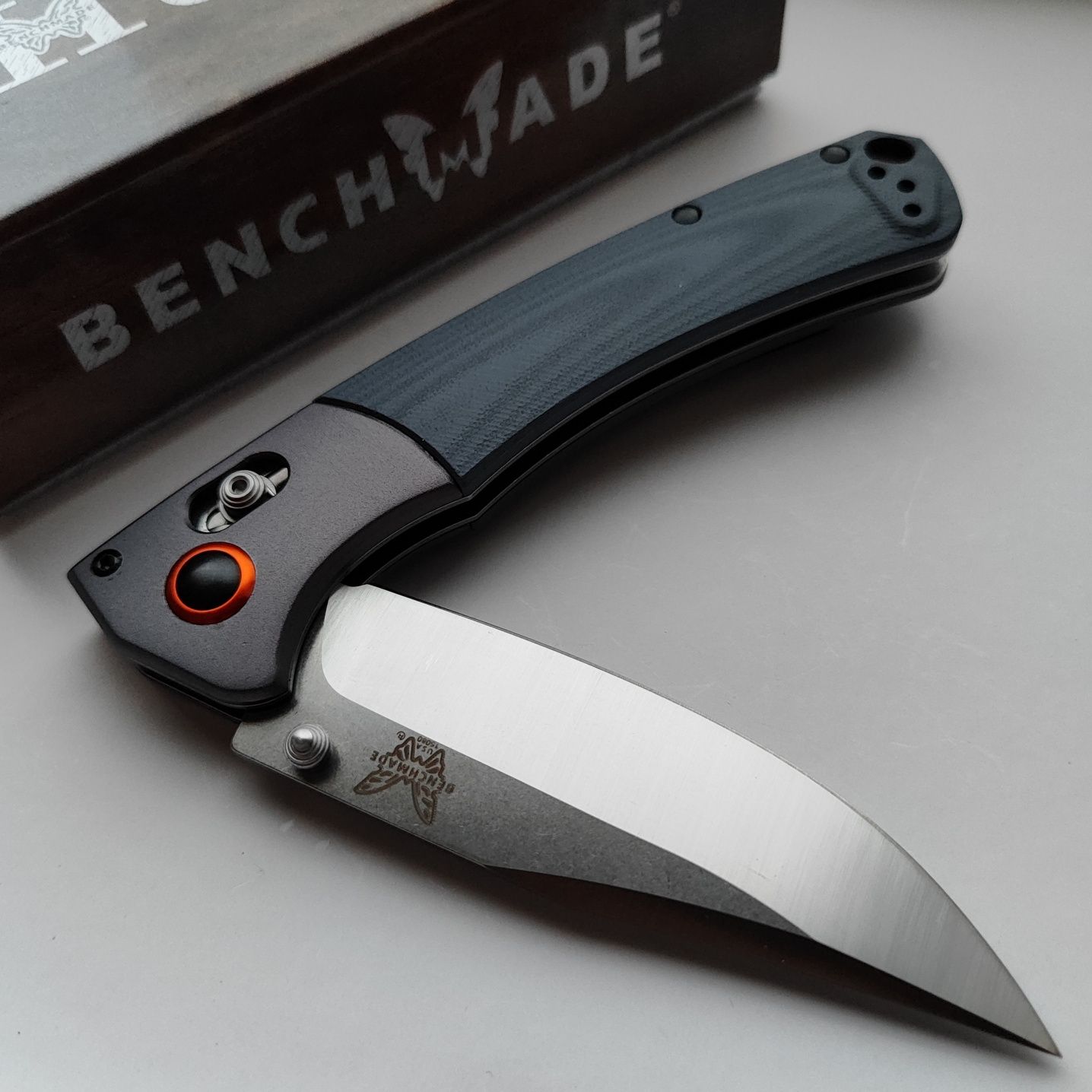 Нож Benchmade Hunt Crooked River Gray G10
