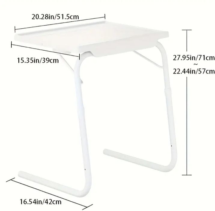 Стол прикроватний, розкладний.