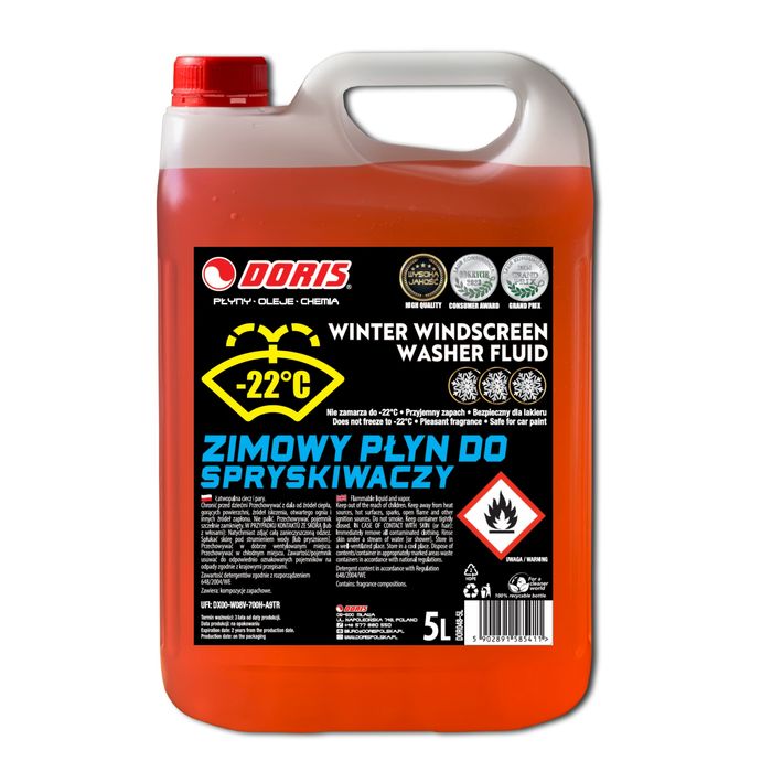 Zimowy płyn do spryskiwaczy 4 x5l