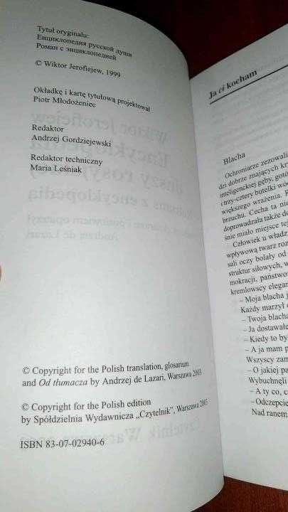 Wiktor Jerofiejew Encyklopedia duszy rosyjskiej