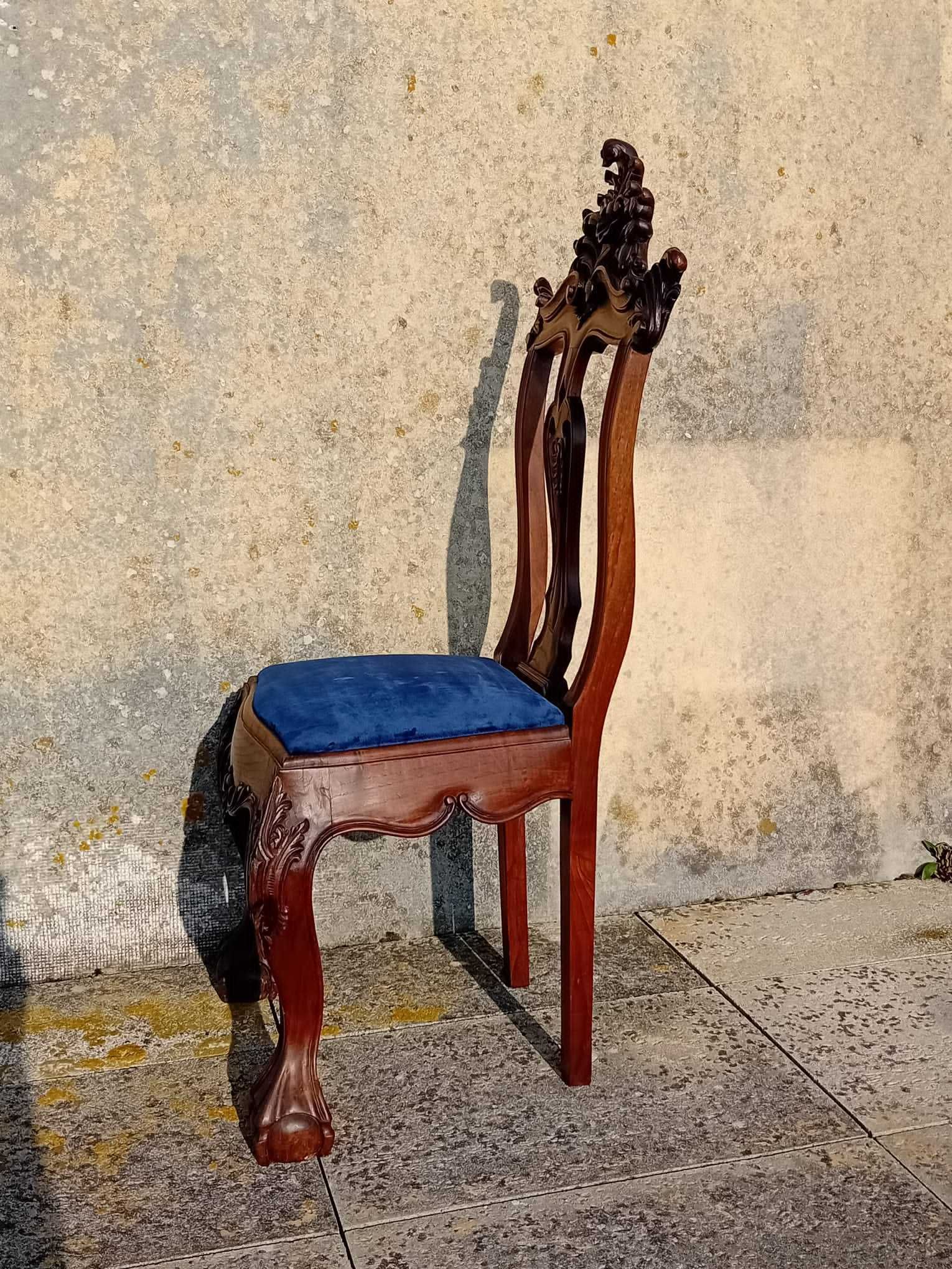 Cadeira D. João V poltrona Antiga Cadeirão Vintage