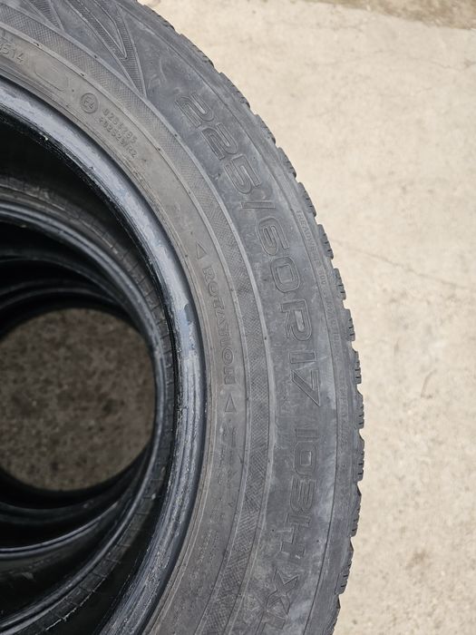 Opony Zimowe R17 225/60-7mm-Nokian