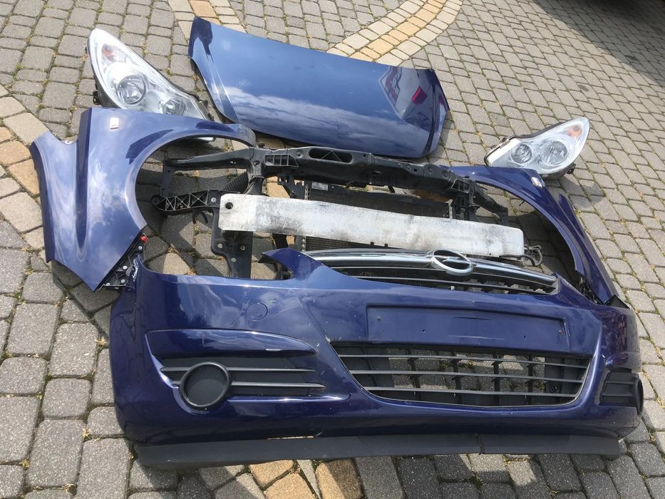 OPEL CORSA D Z20Z PRZÓD KOMPLETNY ZDERZAK MASKA BŁOTNIK LAMPA