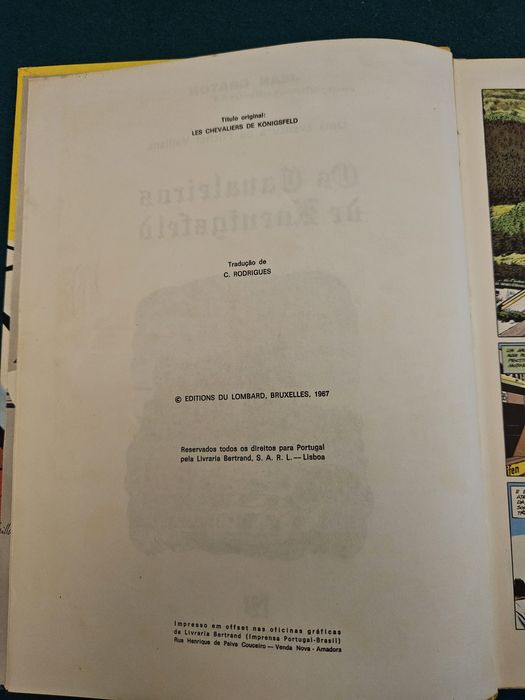 Michel Vaillant - Os Cavaleiros de Koenigsfeld livraria Bertand