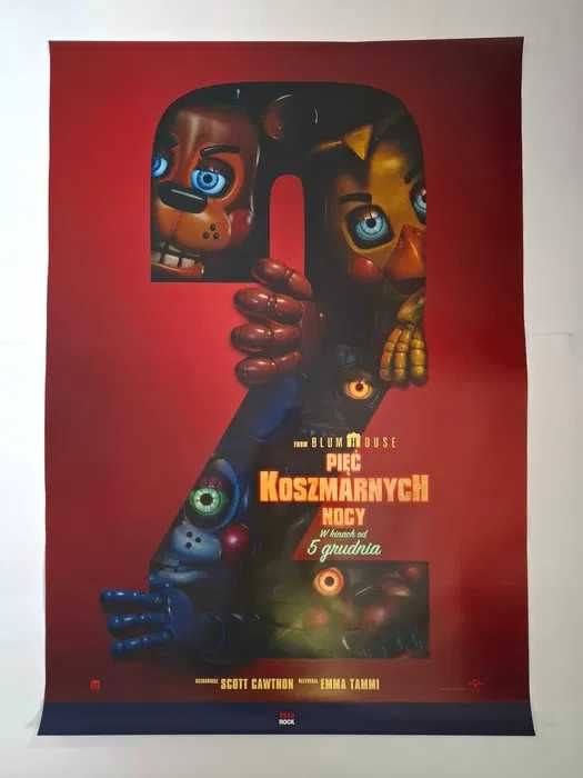 Plakat filmowy oryginalny - Pięć koszmarnych nocy 2