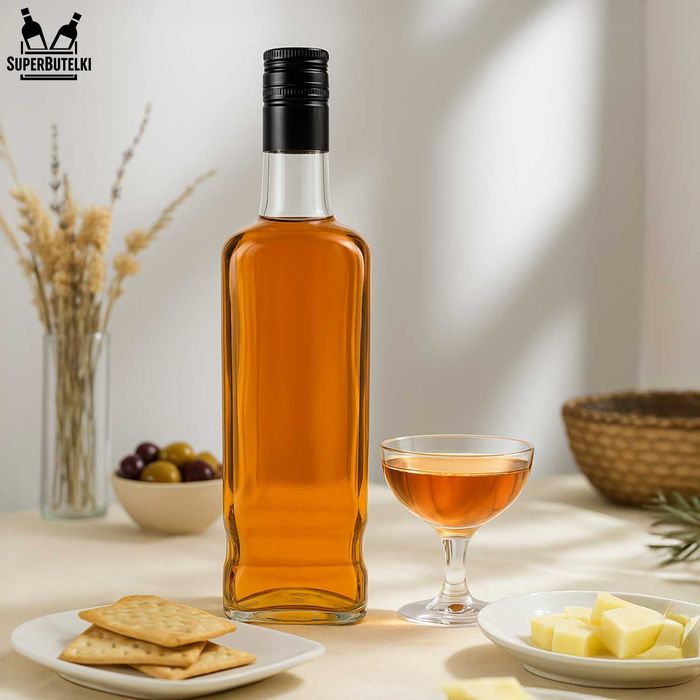 5x Butelka Walker 700 ml na whisky koniak bimber z zakrętkami