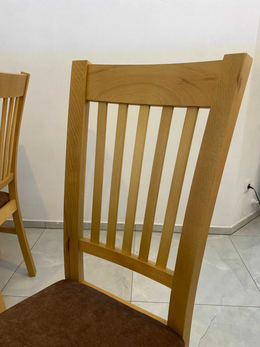 Stół Dębowy Okrągły Rozkładany !Dowolne Wymiary! Krzesło K-5 Drewniany