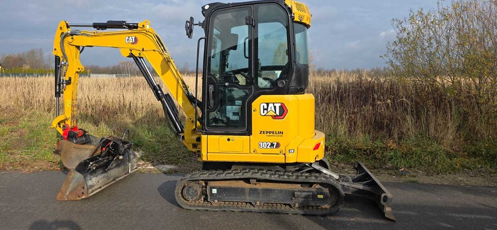 Minikoparka CAT 302.7 - 2023rok- 620h /  Cat 302, 303, 305, 301. 302.7