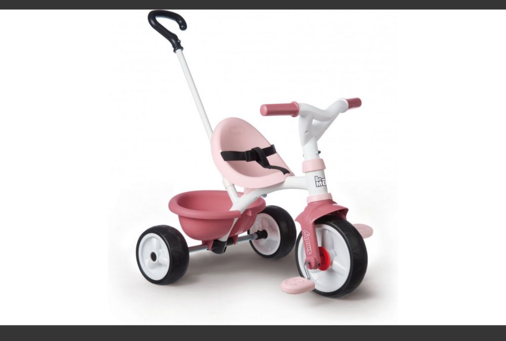 Дитячий велосипед з батьківською ручкою Smoby 2 в 1