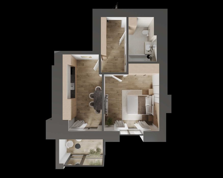 1 кімнатна квартира ЖК ГАРМОНІЯ