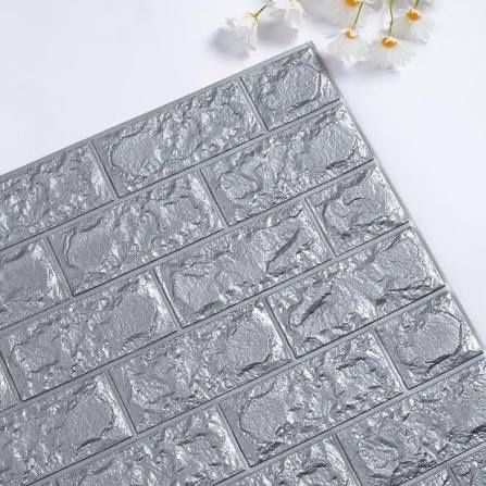 Panele scienne srebrne 10 sztuk samoprzylepne