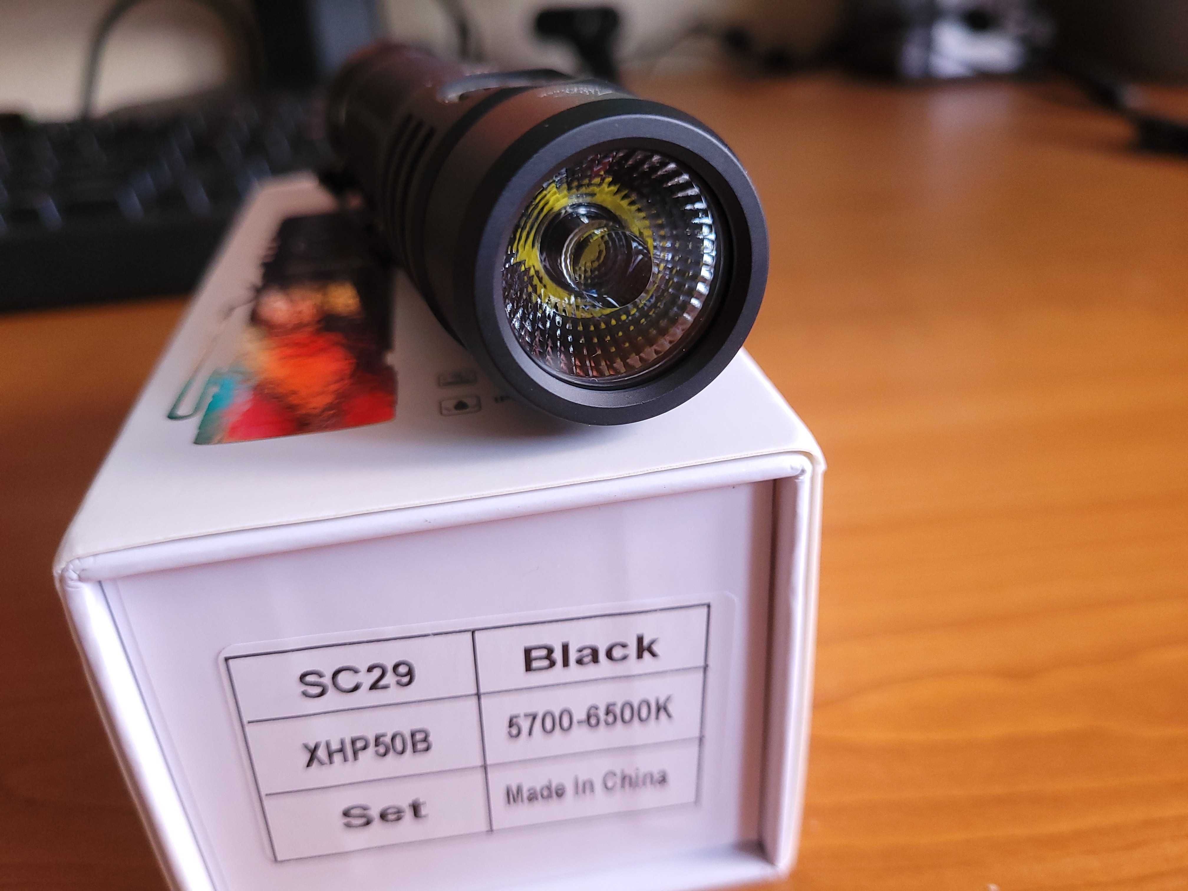 Потужний Sofirn SC29 Wurkkos TS26S Nichia 519A HiCRI USBC +АКБ 21700