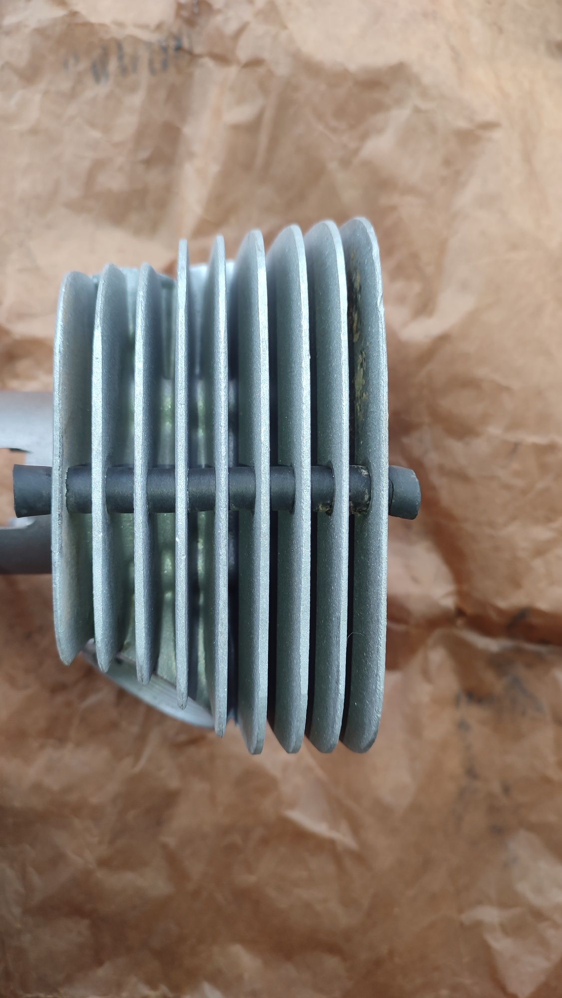 Cylinder MZ TS 125 ES po szlifie tłok ALMOT AK 20 oryginał DDR 150