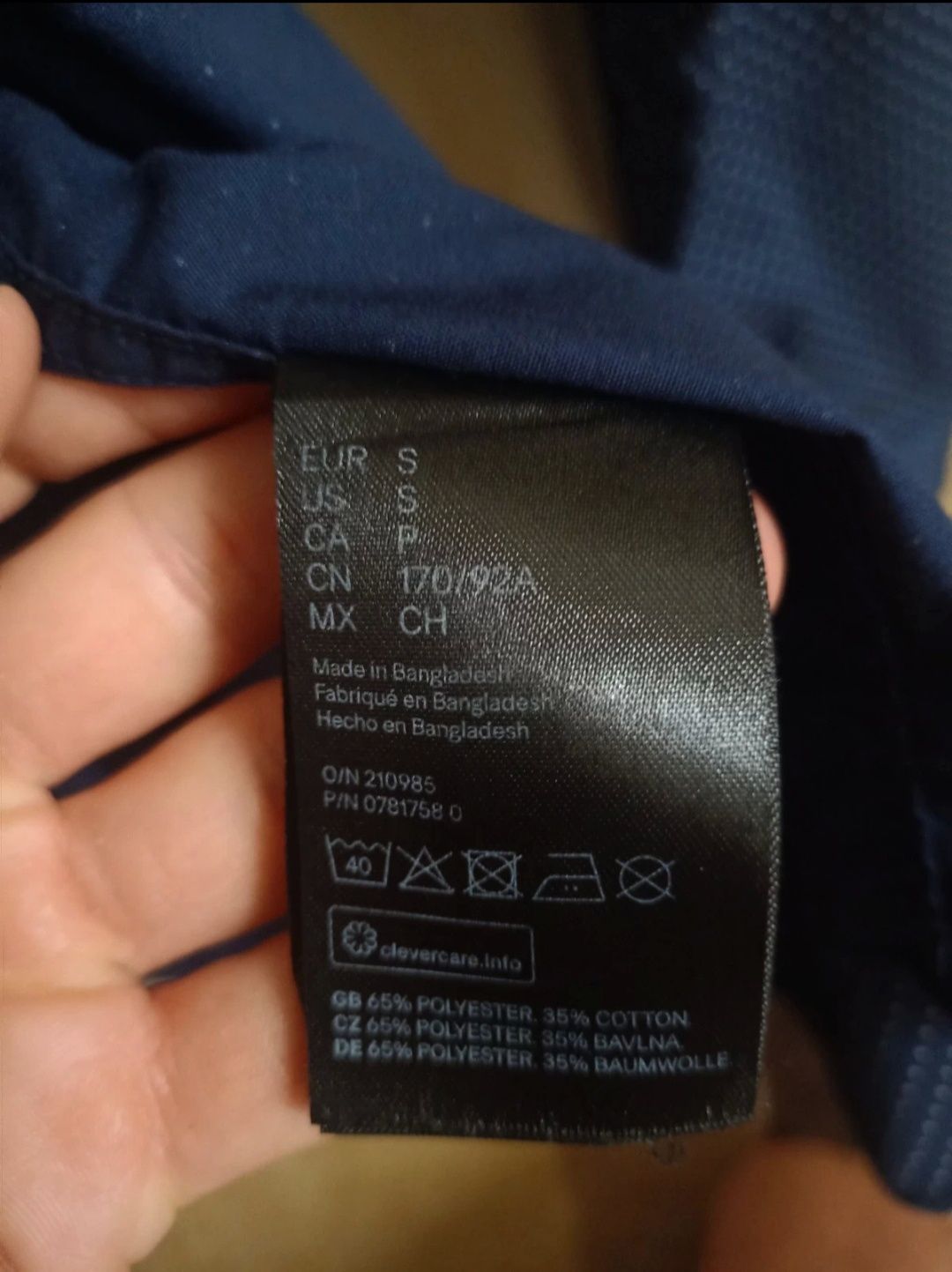Granatowa koszula H&M rozmiar S