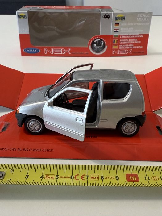 Model Fiat Seicento Welly 1:34 nie Maisto nie Bburago nie Solido 1/43