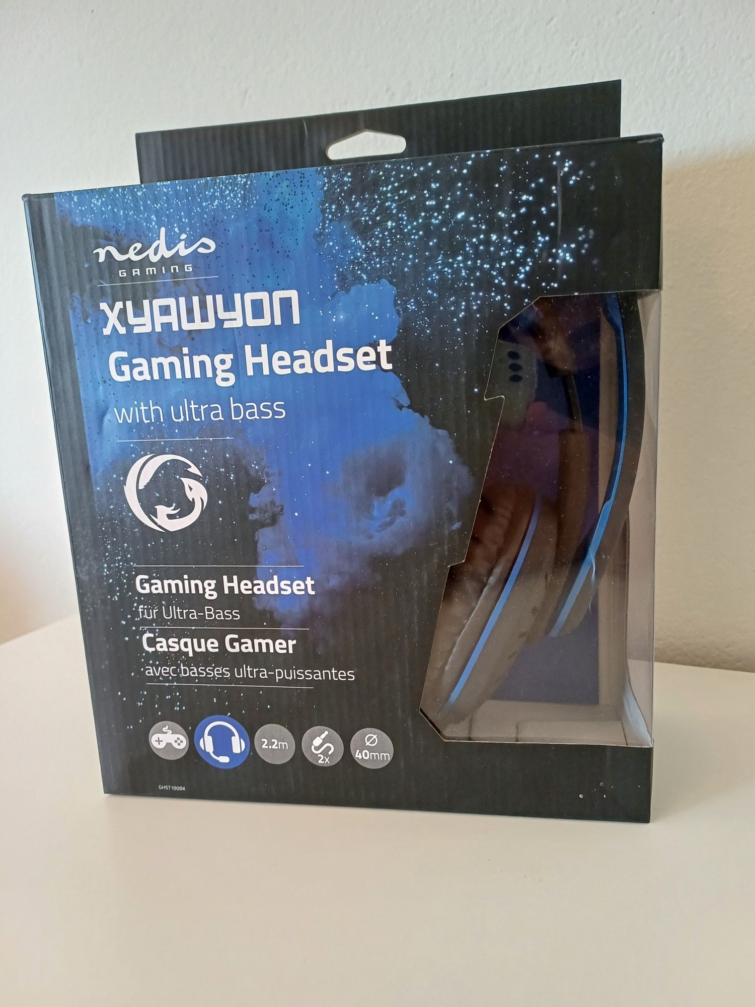 Auscultadores Gaming Headset c/Ultra Bass
