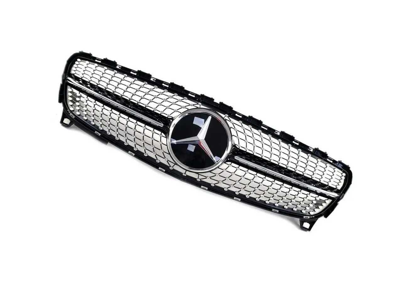 Решітка Радіатора diamond Black Mercedes A w176 2016-18год.