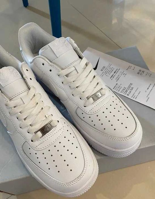 buty Espadryle NikeAirForce1Low'07White Espadryle R.43