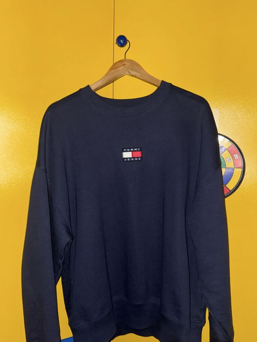 Тёмно синиц свитшот Tommy Jeans