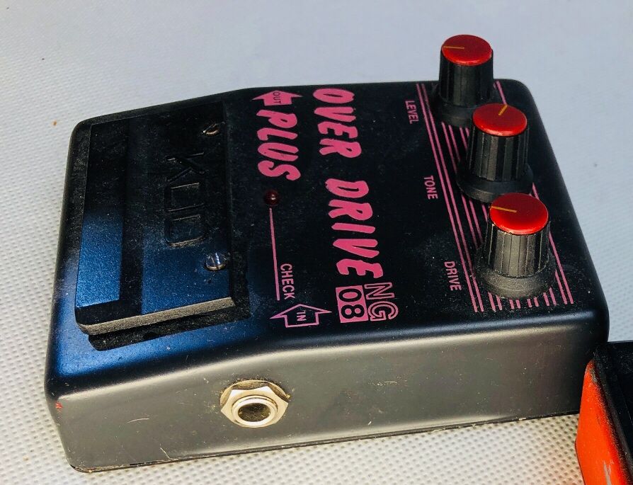 Efekt gitarowy - Over Drive Plus z lat 80-tych