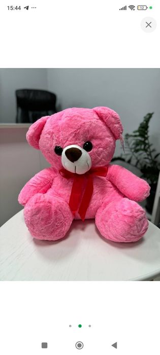 Плед-Игрушка 100 х 140 см Плед Розовый Мишка