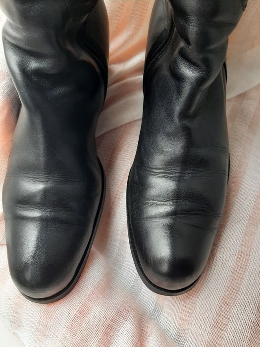 Продам Кожанные сапоги