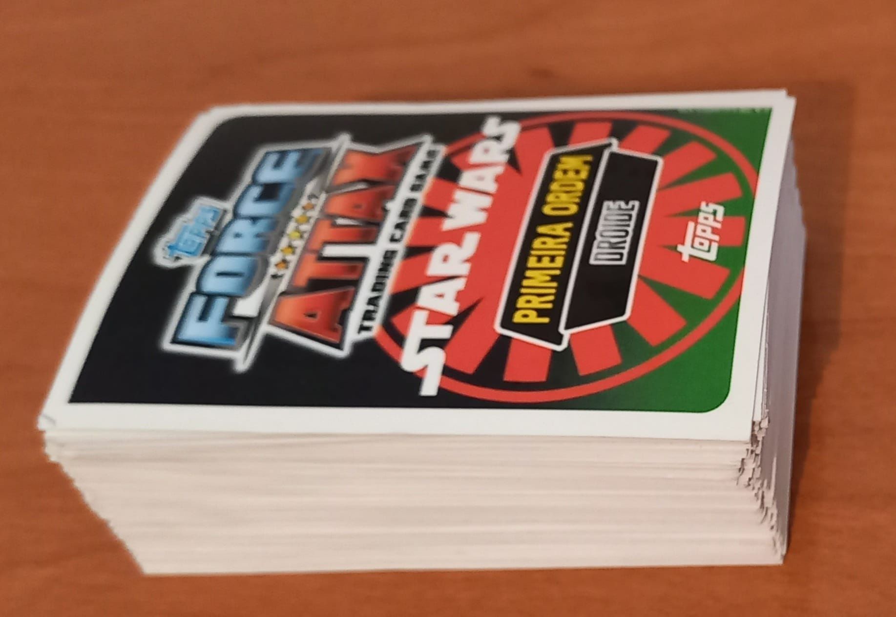 Coleção completa de cartas da coleção Star Wars