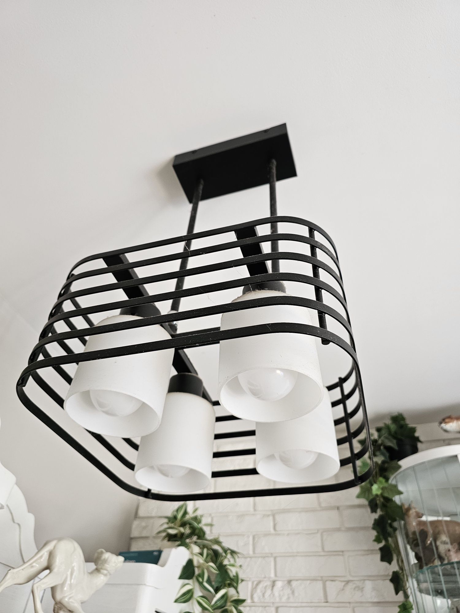 Lampa sufitowa żyrandol styl loft