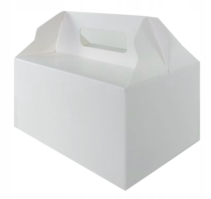 Opakowania na ciasta - białe