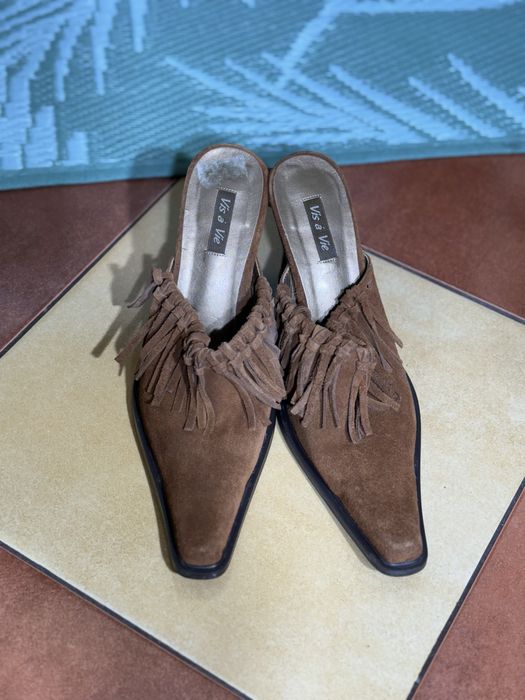 Oryginalne rude klapki boho z USA 3 razy ubrane