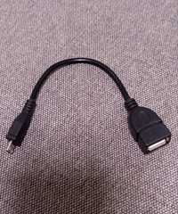 USB OTG кабель, переходник с MicroUSB на USB.